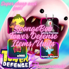 Itens/unidades Roblox Bob Esponja Tower Defense SBTD 🔥🔥 ENTREGA BARATA E RÁPIDA ⚡⚡ comprar usado  Enviando para Brazil