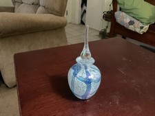 Usado, Frasco de perfume vintage de vidro soprado, adesivo original Irice Imports comprar usado  Enviando para Brazil