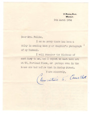 Clementine churchill signed for sale  Williamsburg
