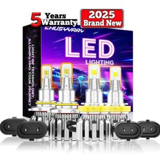 KIT combo de lâmpadas 9005 + H11 faróis de LED 10000K feixe alto e baixo branco super brilhante comprar usado  Enviando para Brazil