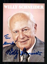 Willy schneider autogrammkarte gebraucht kaufen  Bad Neustadt-Umland