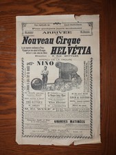 Affiche nouveau cirque d'occasion  Crémieu