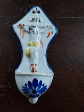 Benitier ancien faience d'occasion  La Flotte