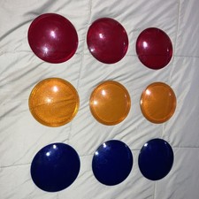 CONJUNTO DE 9 LENTES LANTERNA - 3 AZUL 3 LARANJA 3 VERMELHO (KOPP) comprar usado CONJUNTO DE 9 LENTES LANTERNA - 3 AZUL 3 LARANJA 3 VERMELHO (KOPP) comprar usado  Enviando para Brazil