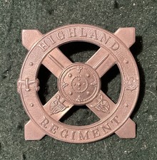 Highland regiment cap for sale  HOOK