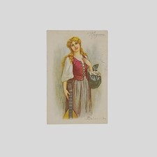 Cartolina epoca ill. usato  Napoli