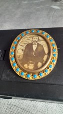 Broche pierre turquoise d'occasion  Saint-Chamond