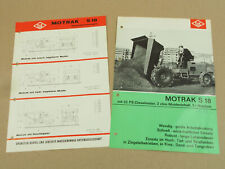 Prospekte motrak s18 gebraucht kaufen  Merseburg