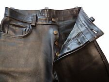 Schwere lederhose schwarz gebraucht kaufen  Ihlow