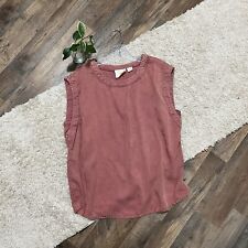 Regata Anthropologie Maeve tamanho grande rosa lavagem mineral lyocell comprar usado  Enviando para Brazil