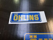 Autocollants stickers ohlins d'occasion  Avrillé