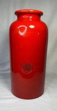 Vaso vermelho arte cerâmica italiana meados do século Bitossi 4473 Saywell importações assinado comprar usado  Enviando para Brazil