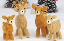 Knitting pattern deer for sale  LONDON