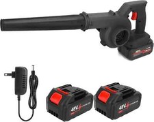 Soprador de folhas elétrico portátil a vácuo soprador de folhas sem fio com 2 baterias EUA comprar usado  Enviando para Brazil