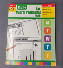 Daily Word Problems Math Grade 6 Evan-Moor EMC 3006 Homeschool Workbook, usado comprar usado  Enviando para Brazil