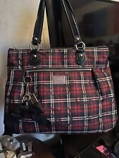 Coach plaid handbag for sale  Cuyahoga Falls