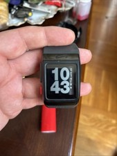 Relógio esportivo Nike+ GPS alimentado por TomTom preto/vermelho testado funciona comprar usado  Enviando para Brazil
