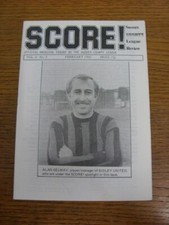 1980 1981 score for sale  BIRMINGHAM