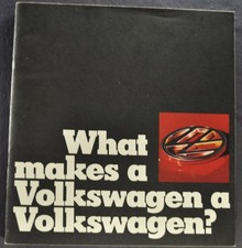1970 volkswagen brochure d'occasion  Expédié en Belgium