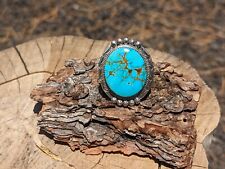 Anel feminino Navajo montanha turquesa assinado Yazzie SouthWestArtisan tamanho 8,25 EUA comprar usado  Enviando para Brazil