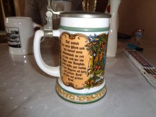 Bierkrug deckel spruch gebraucht kaufen  Porta Westfalica
