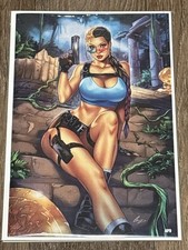 Hardlee Thinn Lara Croft Harley Quinn Tomb Raider cópia editora, usado comprar usado Hardlee Thinn Lara Croft Harley Quinn Tomb Raider cópia editora, usado comprar usado  Enviando para Brazil