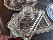 Vintage glass butter for sale  HOUGHTON LE SPRING
