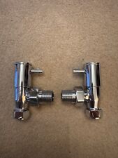 Chrome radiator valves for sale  CHORLEY