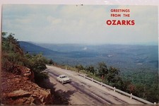 Cartão postal antigo vintage Arkansas AR Ozark Mountain Playground Highway Series comprar usado  Enviando para Brazil