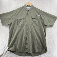 Camisa masculina Columbia PFG tamanho L tactel náilon S/S ventilada pesca ao ar livre comprar usado  Enviando para Brazil