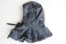CAPACETE DE MOTORISTA DE BARCO TORPEDO MILITARIA ORIGINAL BONÉ DE COURO MACIO, CAPACETE PRETO comprar usado  Enviando para Brazil
