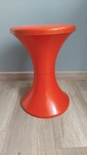 Tabouret rouge vintage d'occasion  Charleville-Mézières
