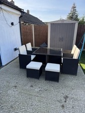 Seater wicker outdoor for sale  CAMBRIDGE