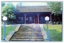 Cartão postal Allegany State Park NY, cabine ranger e escritório área ponte quaker comprar usado  Enviando para Brazil