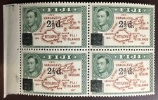Fiji 1941 surcharge for sale  BISHOP'S STORTFORD