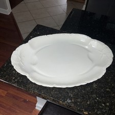 Plato para servir Haviland Ranson BLANCO, 18" (S23) segunda mano  Embacar hacia Mexico