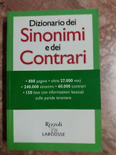 Dizionario dei sinonimi usato  Roma