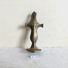 Adereços decorativos vintage originais antigos artesanais cabo de espada de latão M234 comprar usado  Enviando para Brazil