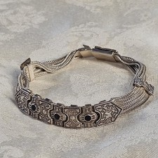 Bracelet vintage argent d'occasion  Le Luc