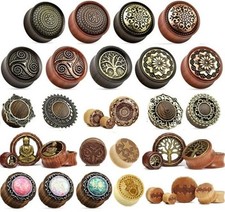 Wooden ear plug for sale  UK