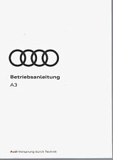 Usado, AUDI A3 / S3 + A3 / S3 Sportback RS 3 Bedienungsanleitung 2024 8Y Handbuch BA comprar usado  Enviando para Brazil