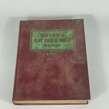 Manual de piezas y tarifa plana de motores 1958 segunda mano  Embacar hacia Mexico