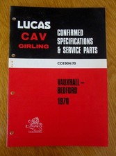 Lucas cav girling for sale  ANDOVER