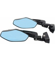 Conjunto de 2 espelhos retrovisores de corrida Newyall preto direito e esquerdo. MOTOCICLETA , usado comprar usado  Enviando para Brazil