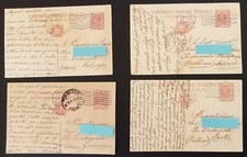Lotto n.4 cartoline usato  Napoli