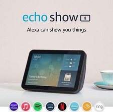 AMAZON ECHO SHOW 8 1ª GERAÇÃO 2019 LANÇAMENTO ALTO-FALANTE INTELIGENTE TELA DE TV  comprar usado  Enviando para Brazil