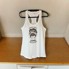Camiseta regata Weekend Forecast agricultura sem chance limpeza ou culinária GG branca comprar usado  Enviando para Brazil