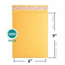 500 #0 6x10 Papel Kraft Bolha Acolchoada Envelopes Correios Estojo de Envio 6"x10" comprar usado  Enviando para Brazil