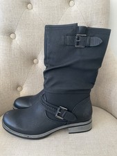 Rieker black boots.brand for sale  UK