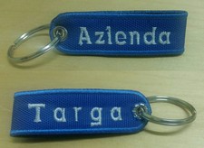 Portachiavi ricamo personalizz usato  Tramutola